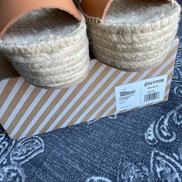 Soludos Minorca High Platform Sandal Nude Size 9 - Picture 13 of 13